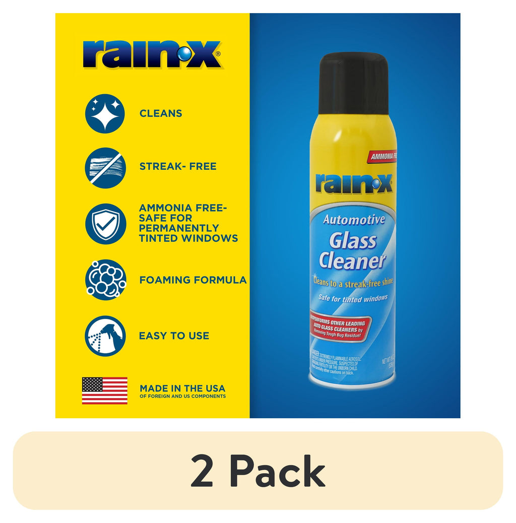 (2 Pack)  Automotive Glass Cleaner Aerosol 19Oz - 630175
