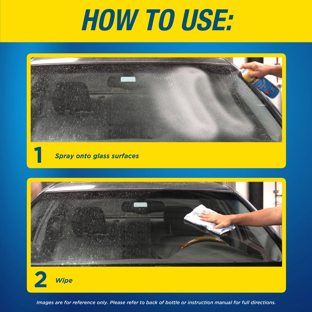 (2 Pack)  Automotive Glass Cleaner Aerosol 19Oz - 630175