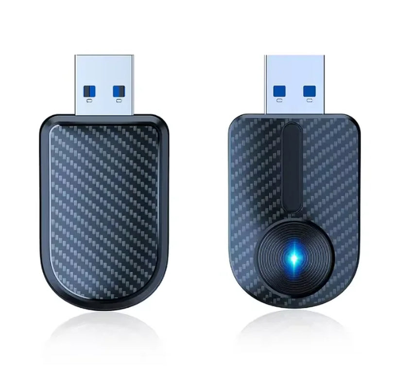 2 in 1 Wireless Carplay Adapter Android Auto Wireless Adapter, 5Ghz Wifi Type-C/Usb 